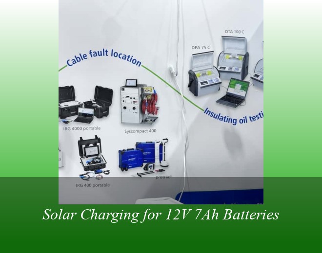Solar Charging for 12V 7Ah Batteries